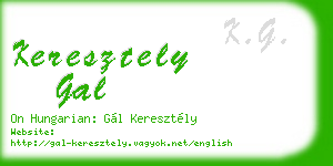 keresztely gal business card